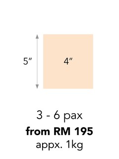 Set A: 1 kg, 1-Tier +RM67.00